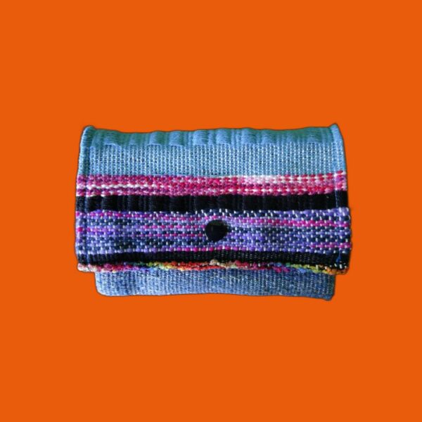 Petite pochette en coton et chanvre