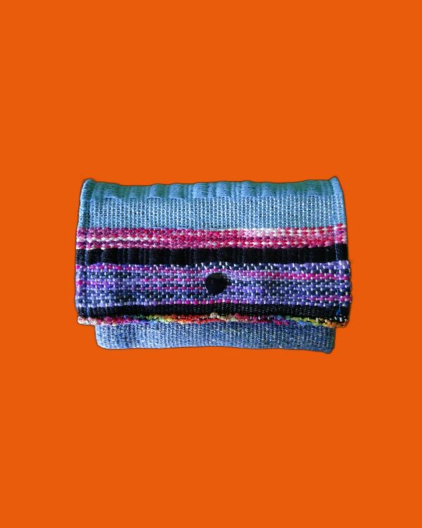Petite pochette en coton et chanvre